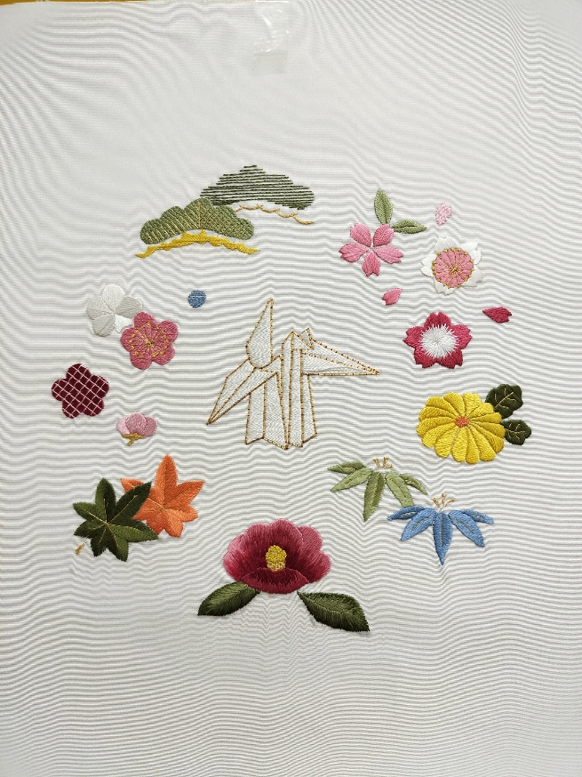 3月7日に清水祭を開催いたしました（生徒作品展示その3・刺繍編